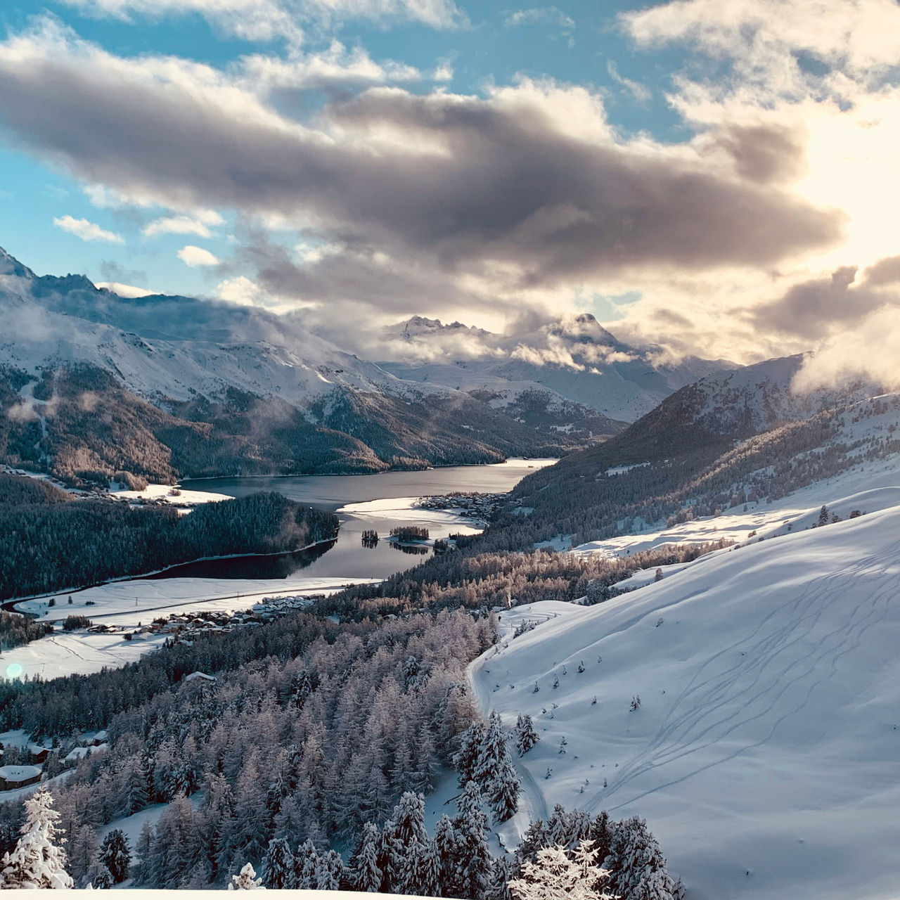 St. Moritz, Engadin in winter